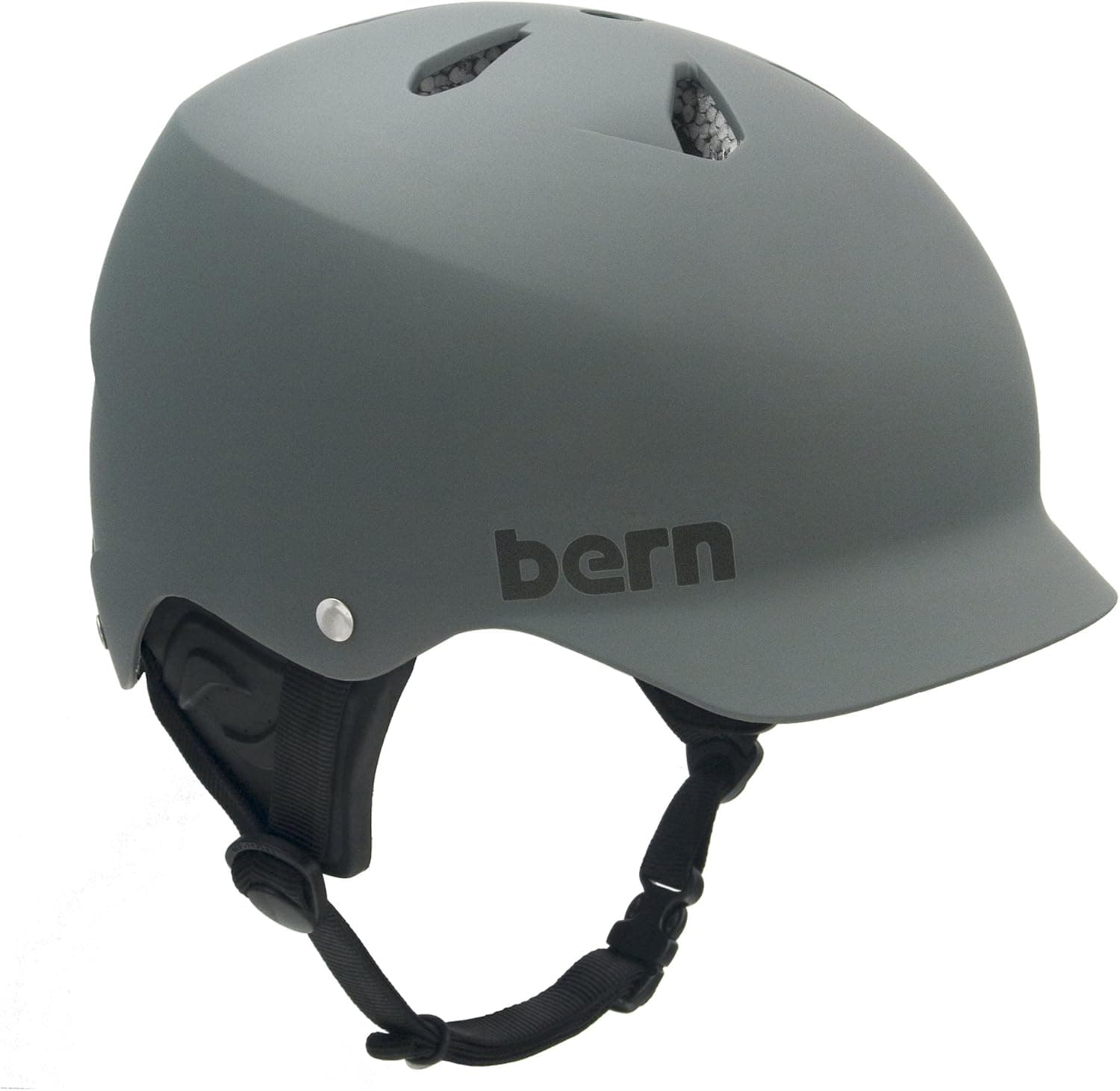Bern Watts Matte Water Helmet, Grey, XX-Large