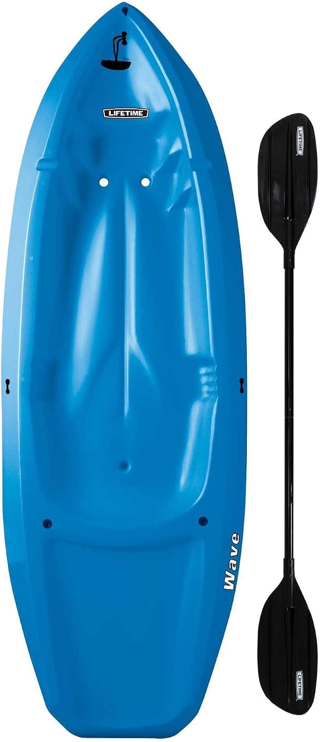 LIFETIME Youth Wave Kayak (Paddle Included), Blue, 6 ft