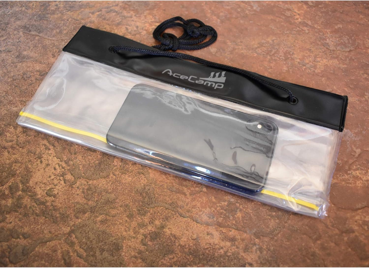 AceCamp Waterproof Map Case Holder, Watertight Map Carrier, Transparent Dry Bag Protector Pouch