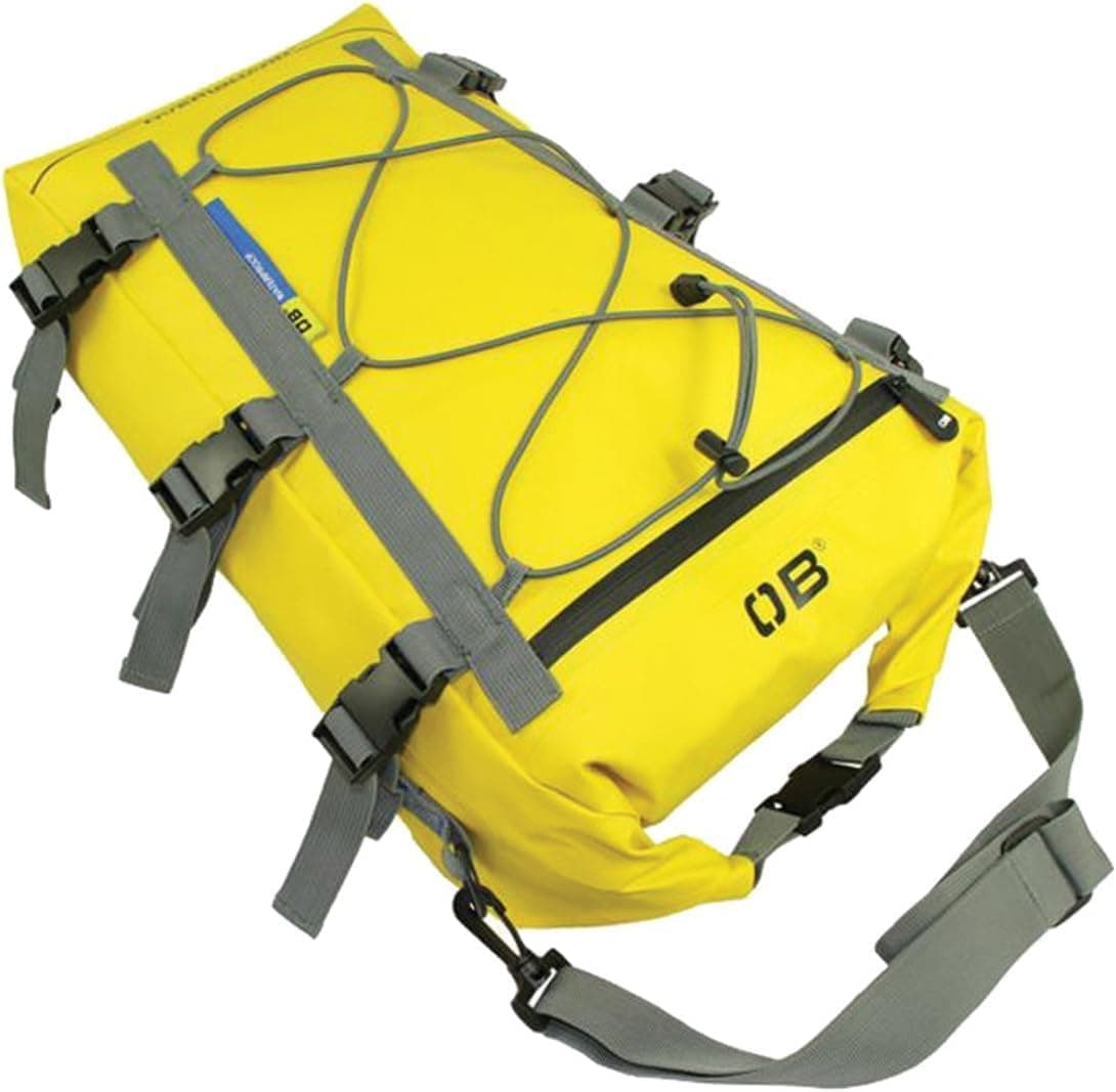 OverBoard Waterproof Kayak Deck Bag, Yellow, 20-Liter