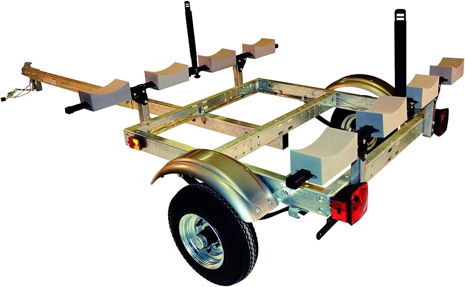 Malone XtraLight 4 Kayak Stacker Trailer Package