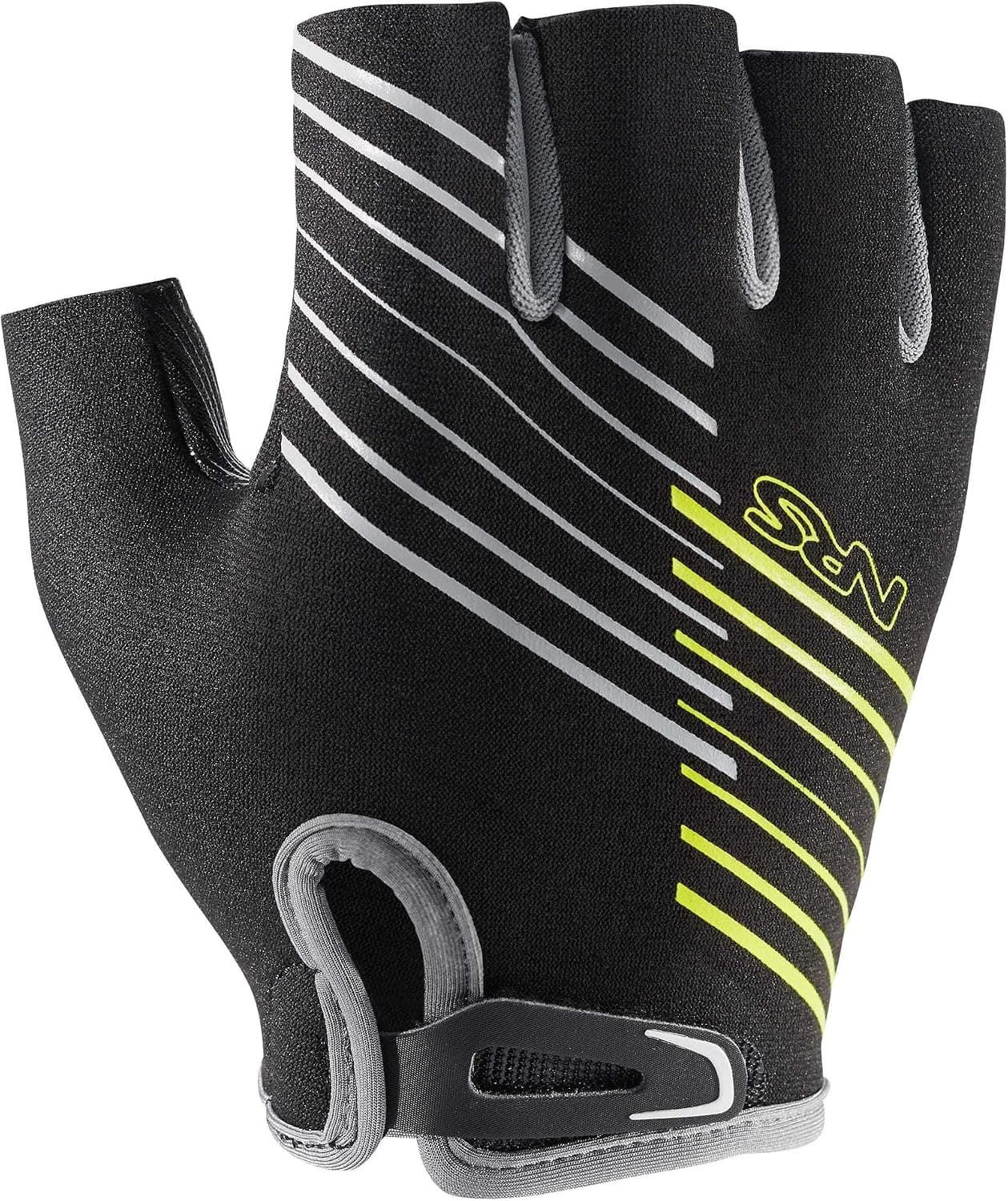 NRS Half-Finger Guide Gloves, Black