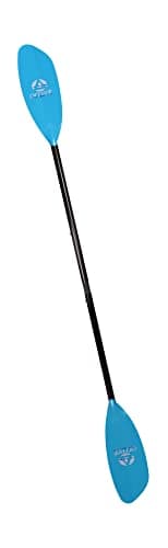 Accent Paddles Youth Wahoo Adjustable Length Kayak Paddle (2 Piece), Black/Ivory, 190-210cm