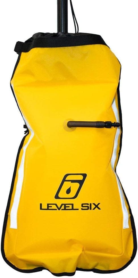 Level Six Inflatable Paddle Float with Dual Floats and High-Visibility Reflective Piping for Canoe and Kayak Self-Rescue