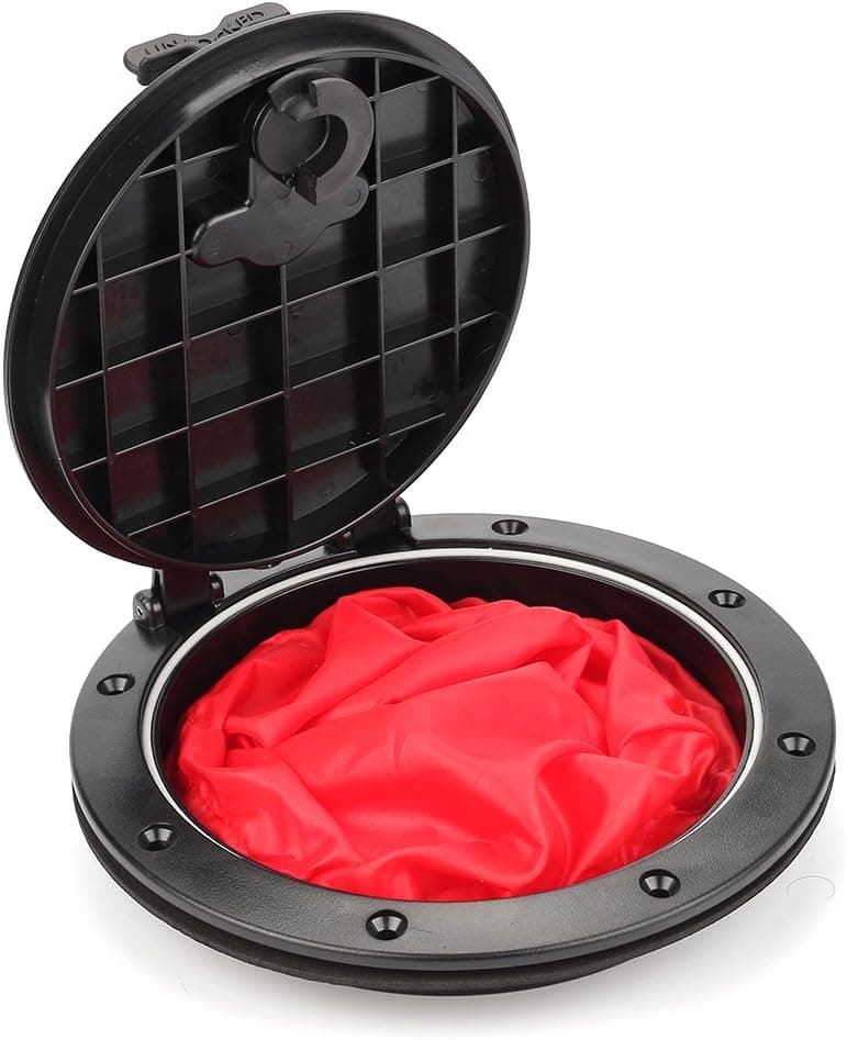 Highmoor 8 Inch Kayak Hatch Cover Deck Plate Kit Deck Hatch with Storage Bag for Marine Boat Kayak