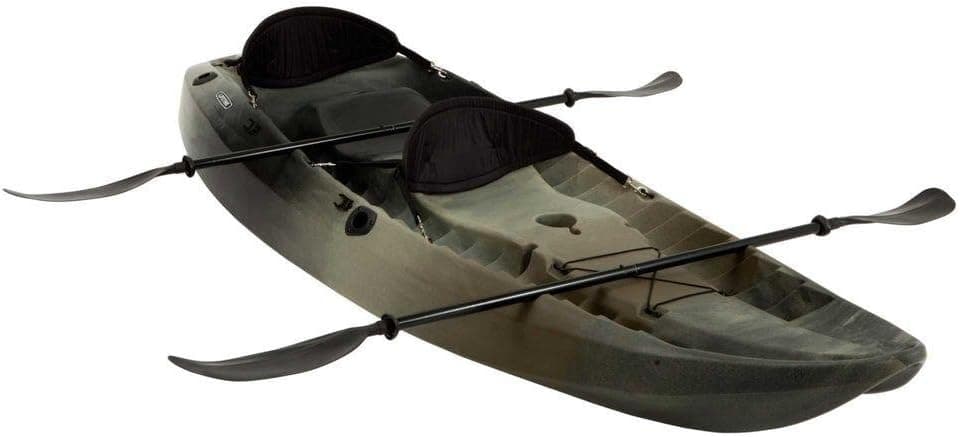 Lifetime 10 Foot Two Person Tandem Fishing Kayak with Paddles