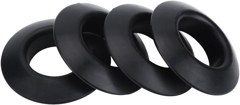 Kayak Paddle Drip Rings, 4pc Rubber Drip Rings for Canoe, Kayak, and Rafting Paddles Shaft