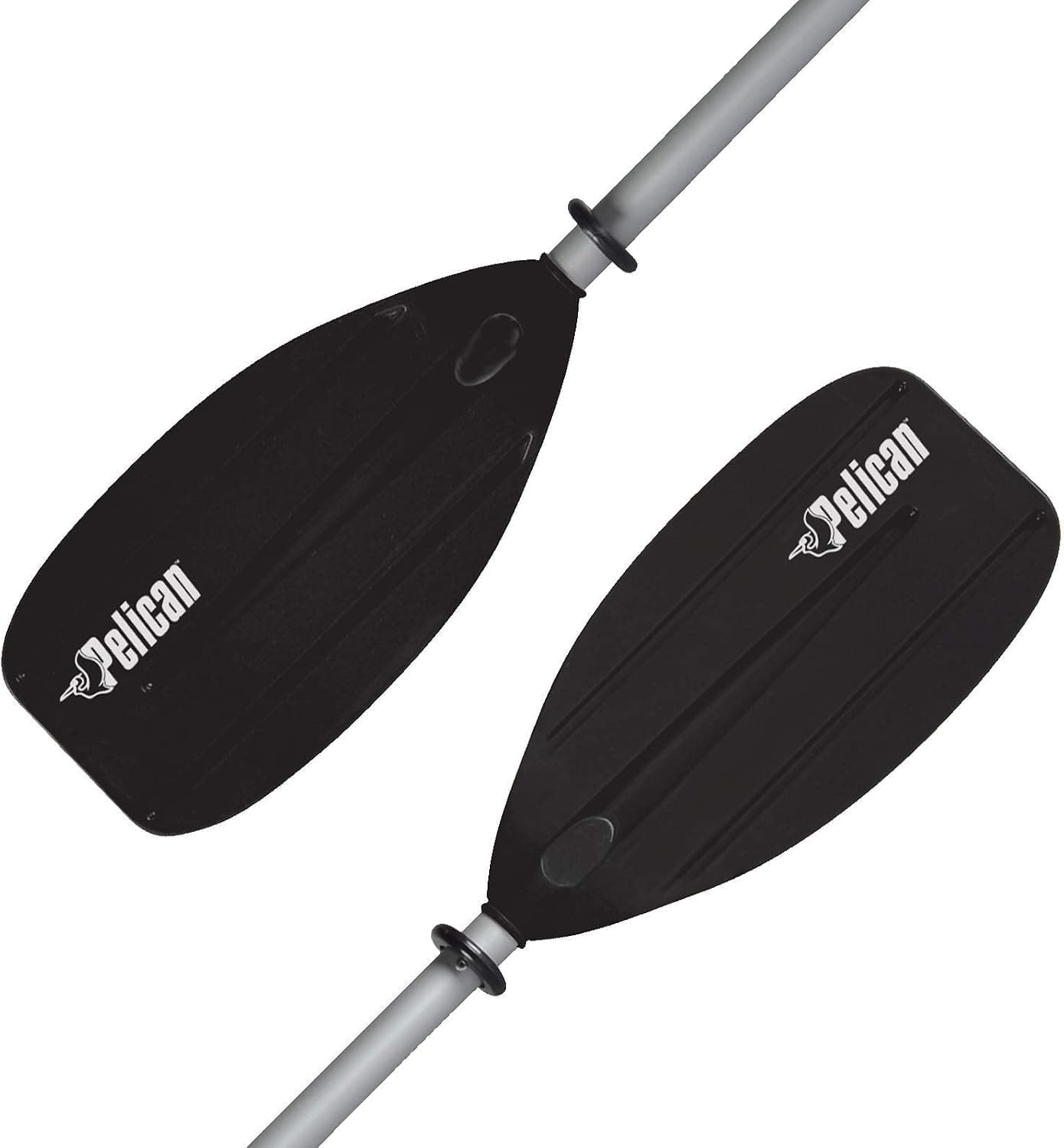 Pelican Junior Kid Kayak Paddle, Youth 2 Piece Aluminum with Ribbed Blade, 72 in