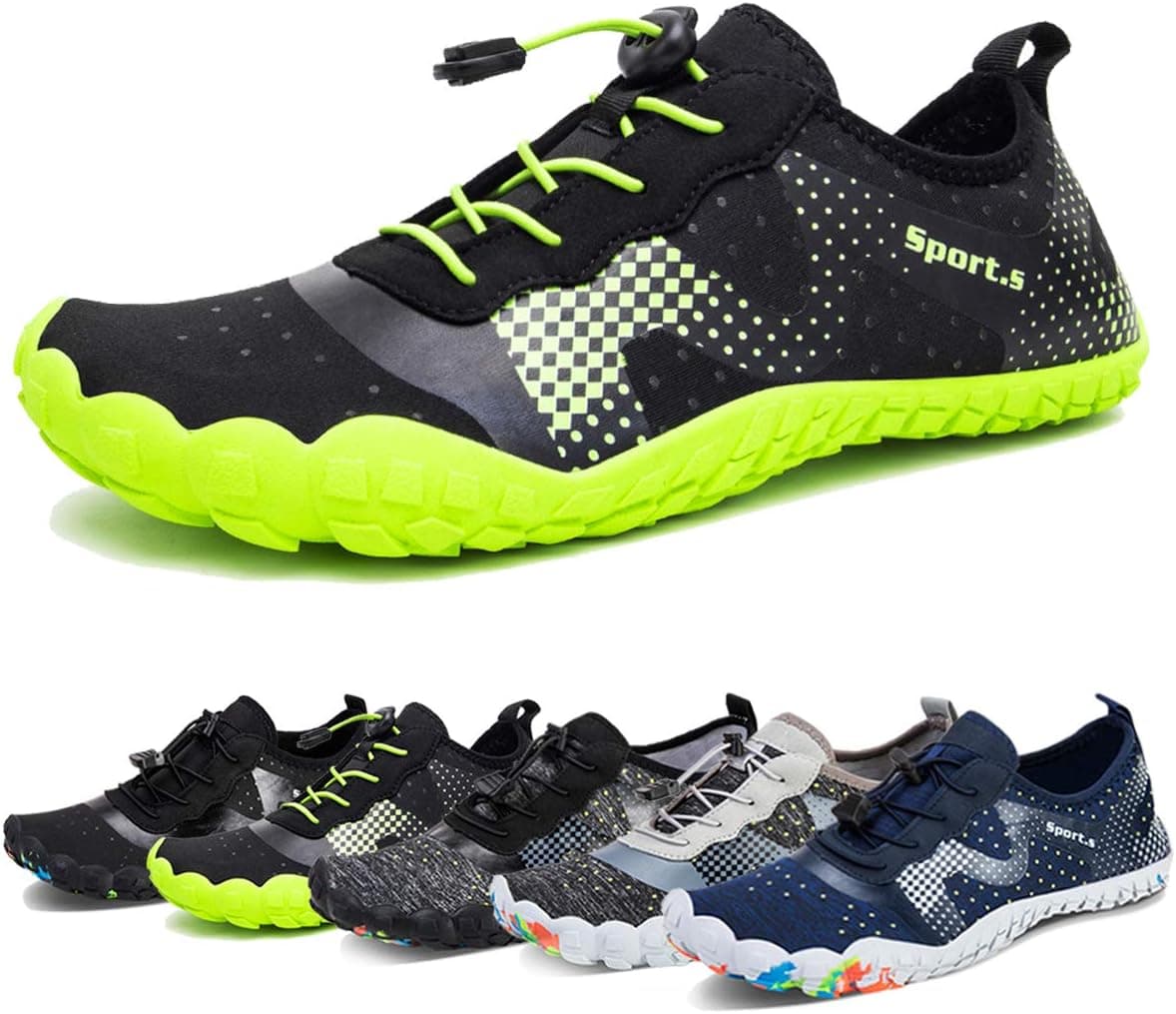 WateLves Water Shoes for Men Women Barefoot Quick-Dry Aqua Sock Outdoor Athletic Sport Shoes for Kayaking, Boating, Hiking, Surfing and Walking