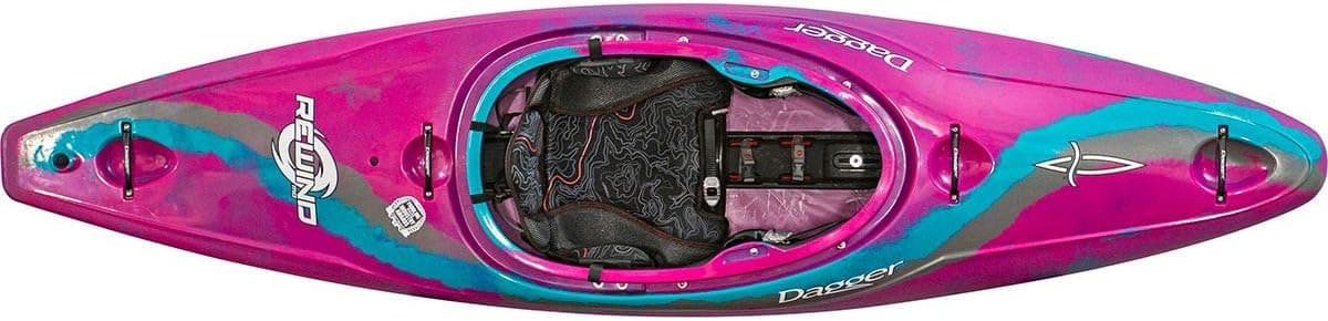 Dagger Rewind Medium Sit Inside Whitewater Kayak, River Kayak for Class 1-5 Rivers, 8' 6"