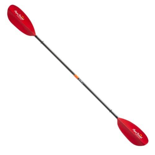 Aqua Bound Manta Ray Hybrid 2-Piece Posi-Lok™ High-Angle Touring Paddle | High-angle paddle, Carbon shaft, Fiberglass-reinforced nylon dihedral blades, 15 degree offset adjustment, Kayak fishing