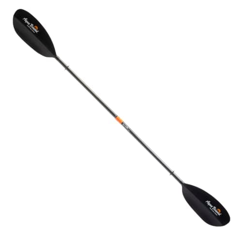AQUA BOUND Manta Ray Carbon Kayak Paddle - Carbon Shaft/Carbon Blade, 2 Piece (Posi-Lok), Black, 210 cm