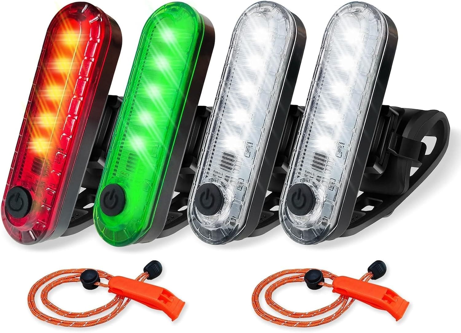 Amzonly 4Pack LED Navigation Lights Kit for Boat Kayak, Stern Light Battery Operated