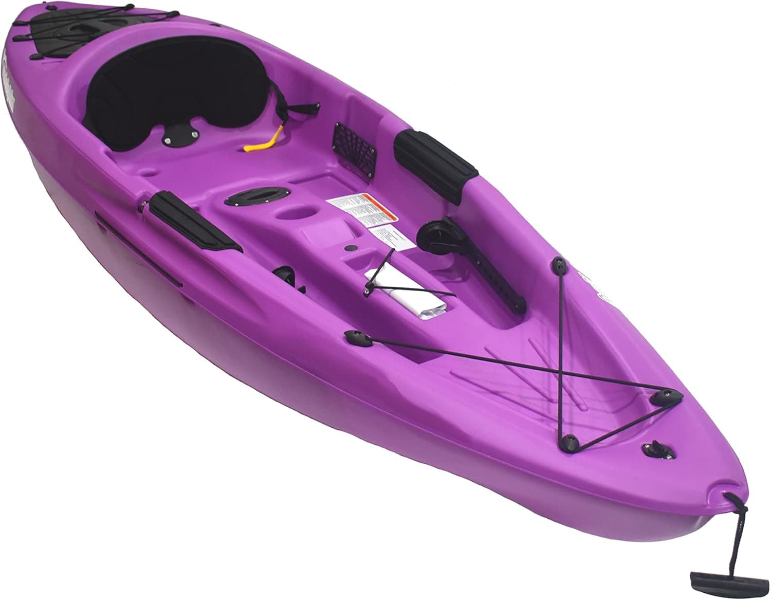 Sun Dolphin Retreat 10 Sit on Top Kayak, 1 Person Recreational Kayak with Paddle (Purple, 10 ft)