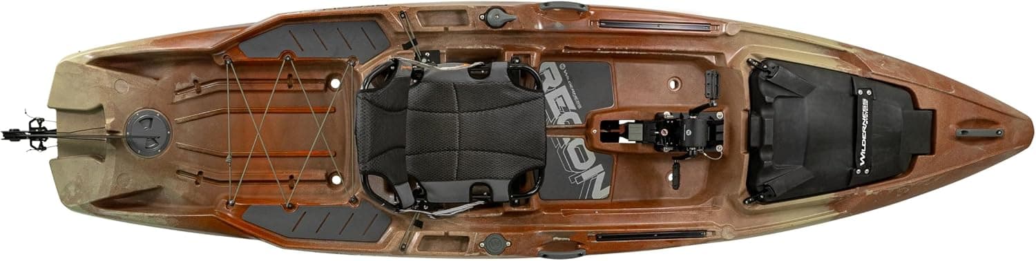 Wilderness Systems Recon 120 HD - Sit on Top Fishing Kayak with 360 Degree ACES Seat and Helix PD Pedal Drive - 12 ft