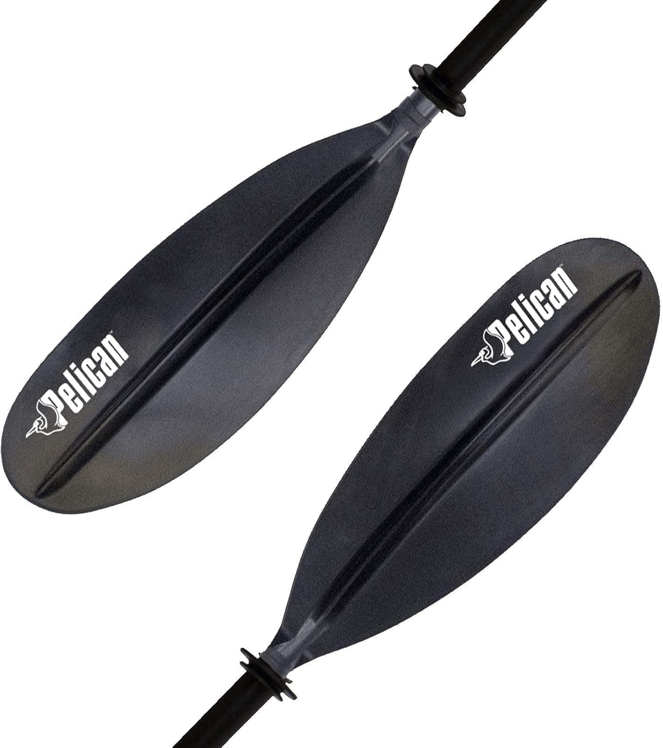 Pelican Standard Kayak Paddle, 220 cm, Aluminum Shaft with Polypropylene Blade and Drip Ring