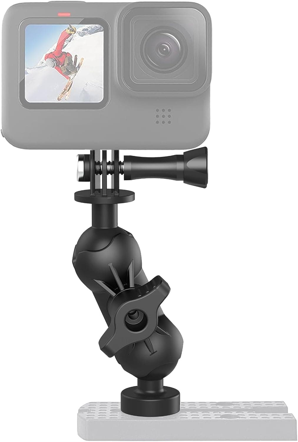 Universal Kayak Action Camera Mount 360 Degree Adjustable Rail Track Camera Holder for GoPro