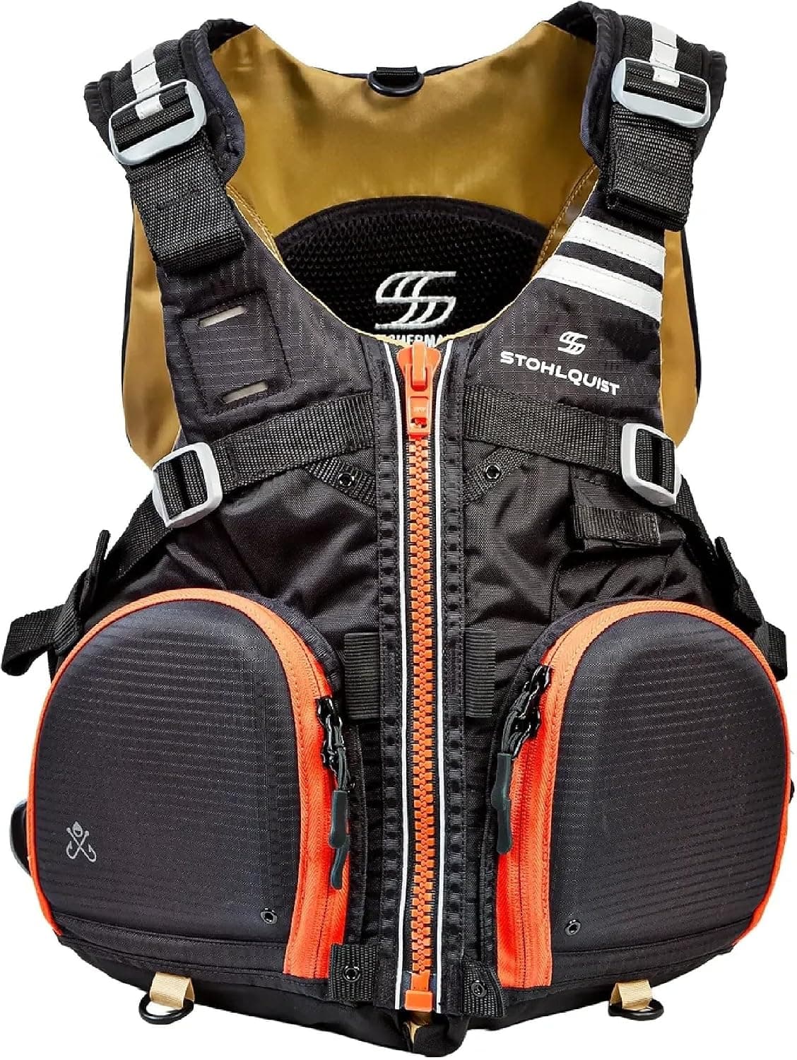 Stohlquist Fisherman Lifejacket (PFD) (Black, S/M)