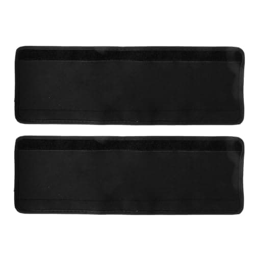 2pcs Neoprene Kayak Paddle Grip Covers, Boat Oar Sleeves, Black | Breathable Sweat Reduction Design, Helps Prevent Blisters, Comfortable Paddling Accessory for Kayaking and Canoeing
