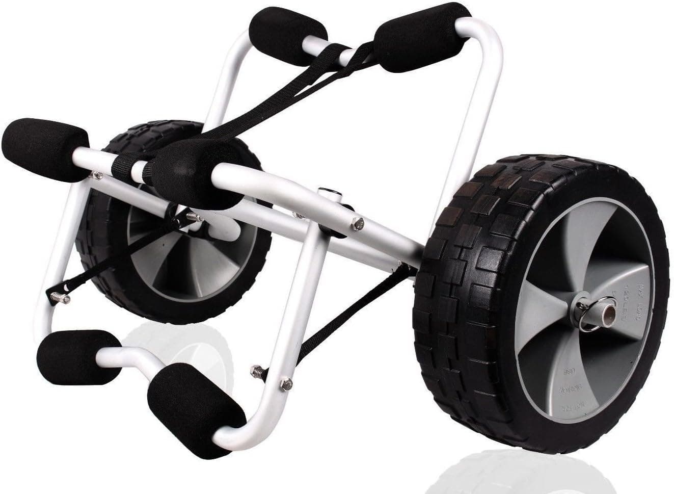 Deluxe Boat Kayak Canoe Carrier Dolly Trailer Tote Trolley Transport Cart Wheels