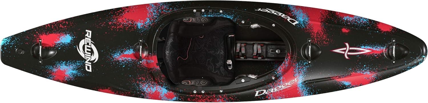 Dagger Rewind Large Sit Inside Whitewater Kayak, River Kayak for Class 1-5 Rivers, 9 ft