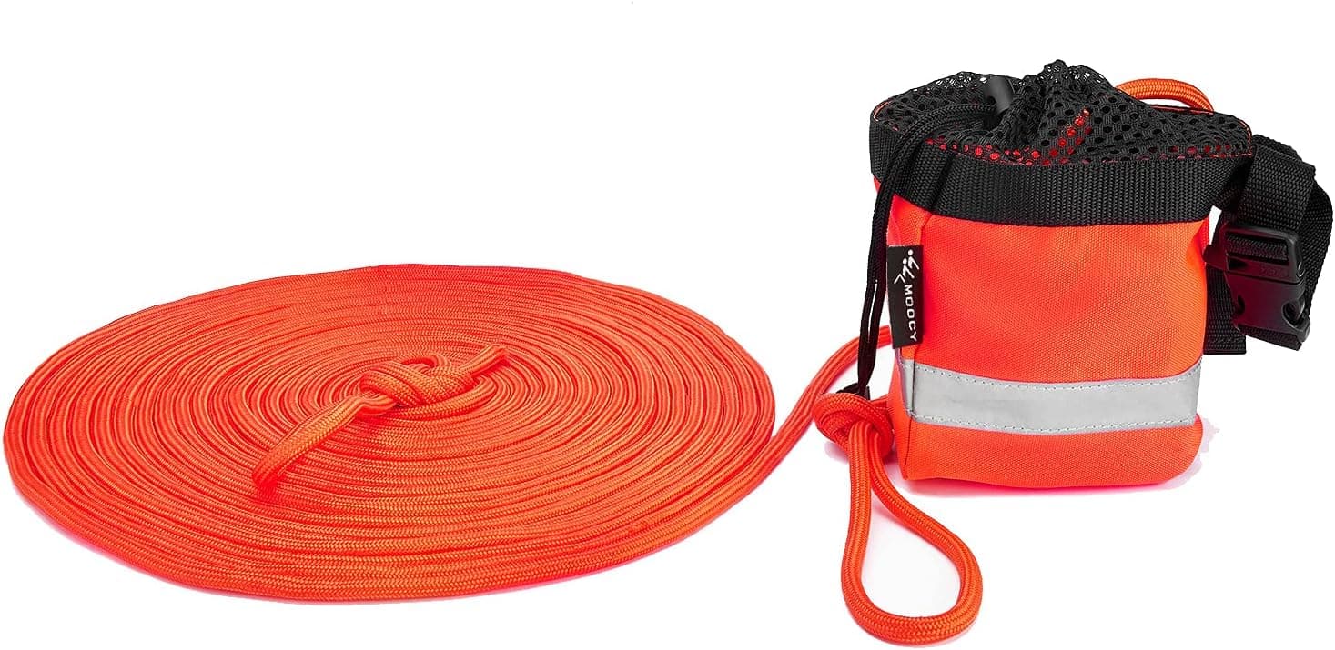 MOOCY Rescue Throw Bag with Floating Rope - Water Rescue Equipment for Kayak Tow Line, Boat and Canoe