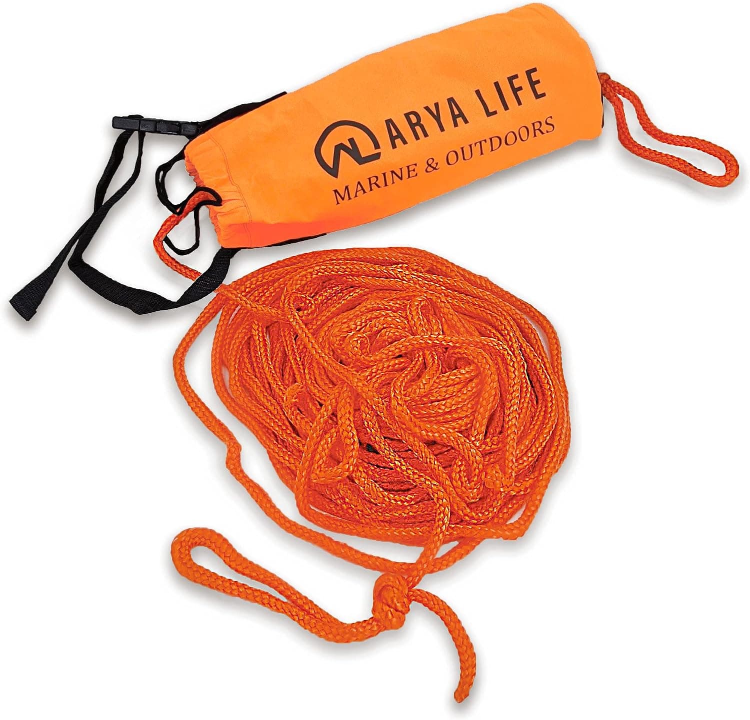 Arya Life Throw Rope Rescue Bag with 70ft of Marine Rope