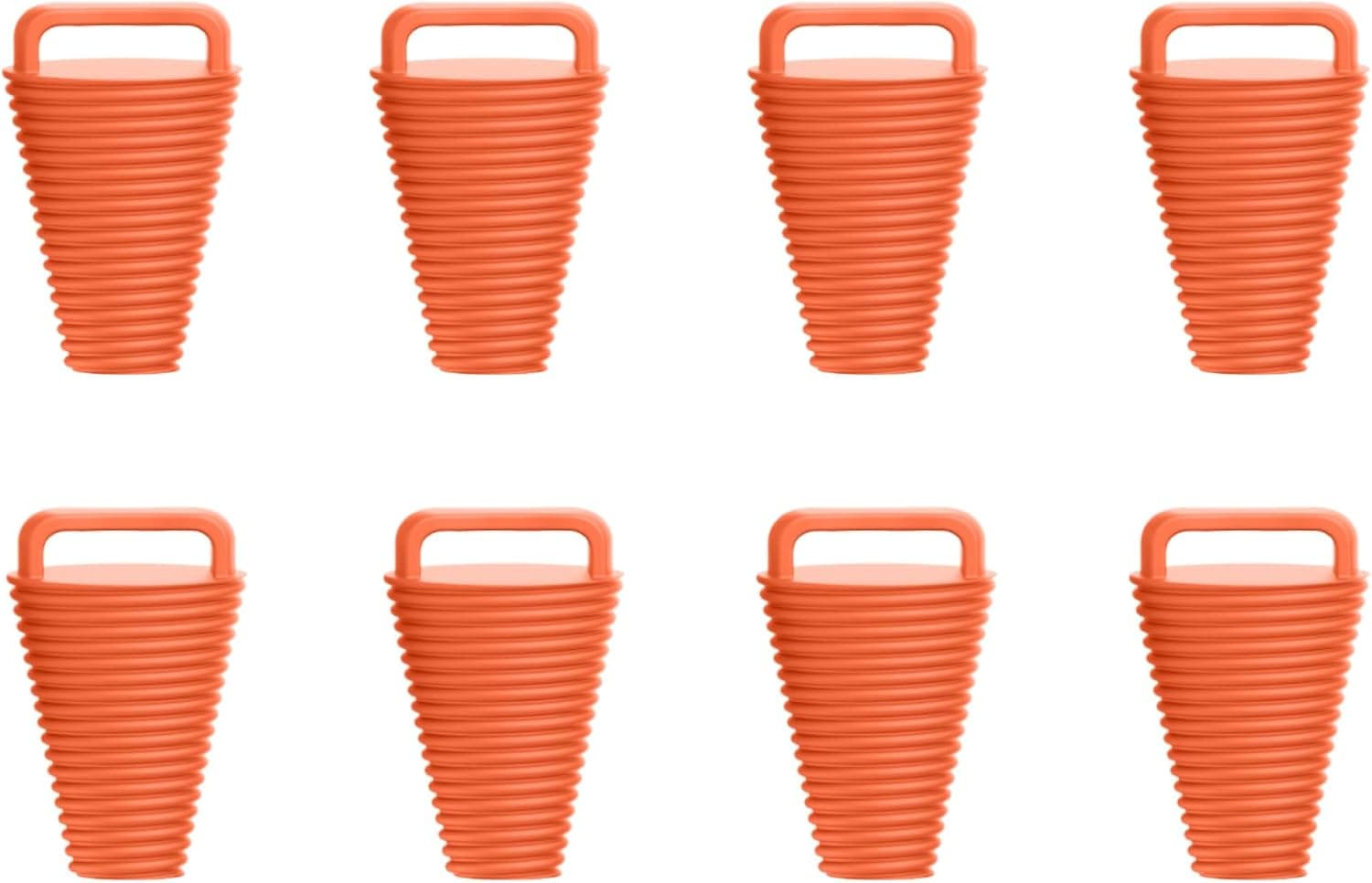 EDSRDPLT 8 Pcs Kayak Scupper Plugs Kit with Silicone Handles, 2 Sizes Drain Hole Stopper for Kayaks Canoes Fishing Boats